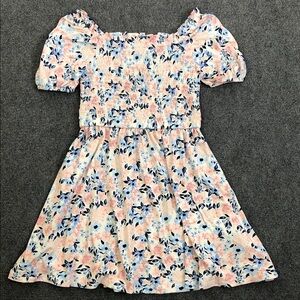 BCBGirls Floral Kids Dress in Pink and Blue (K1)